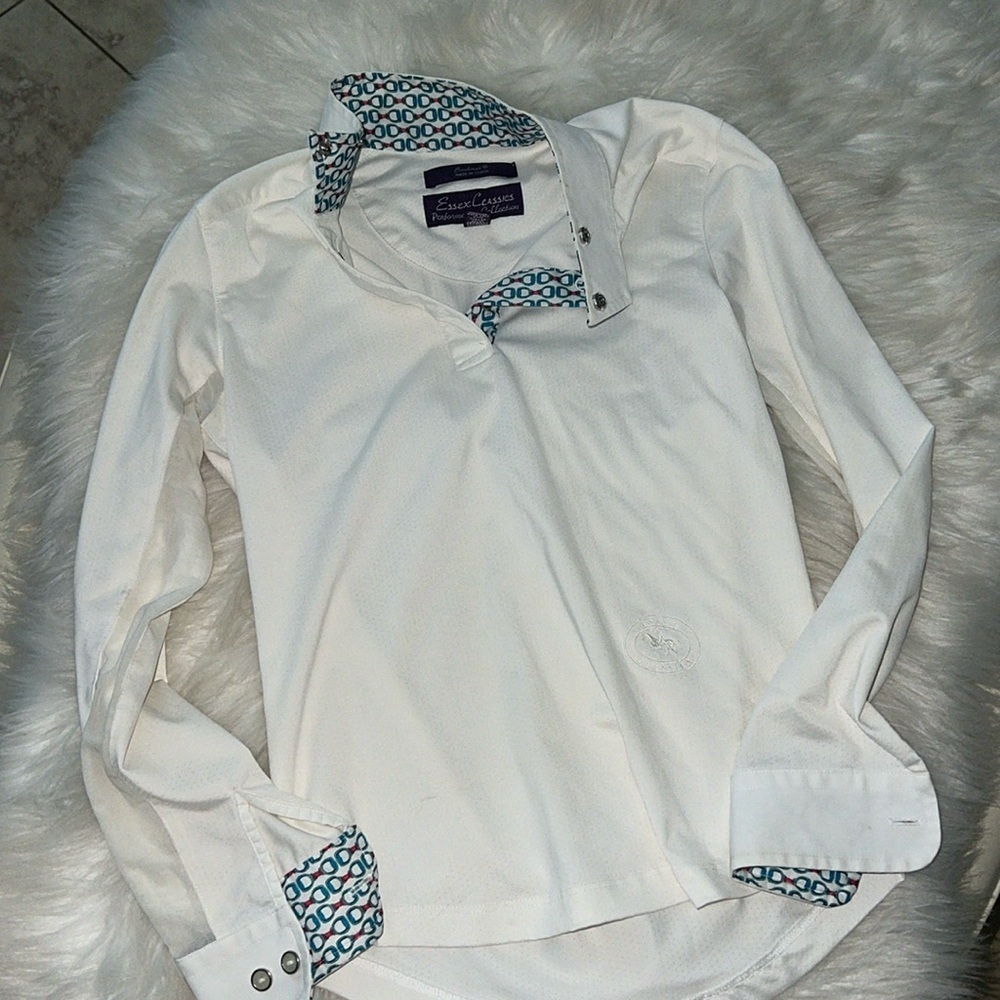 Essex classics performance collection girls equestrian top medium